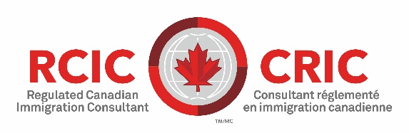 RCIC — Regulated Canadian Immigration Consultant insignia